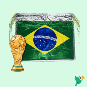 BANDEIRAS METALIZADAS COPA DO MUNDO BRASIL 10M