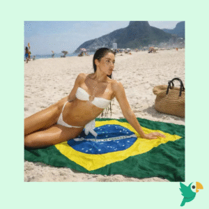 CANGA PRAIA GRANDE FEMININA QUADRADA BRASIL