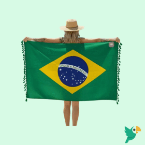 CANGA PRAIA GRANDE FEMININA QUADRADA BRASIL