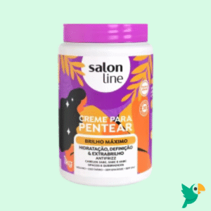 SALON LINE CREME PARA PENTEAR BRILHO MÁXIMO 1KG
