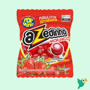 POP MANIA PIRULITO AZEDINHO MORANGO 500G DISPLAY
