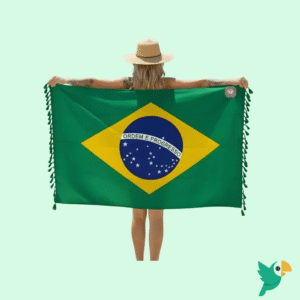 CANGA PRAIA GRANDE FEMININA QUADRADA BRASIL