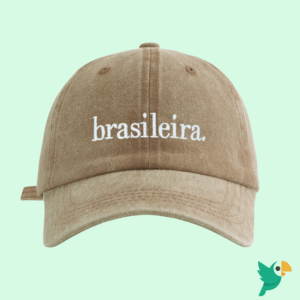 BONÉ UNISSEX BRASIL KAKI